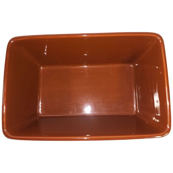 LTD Salad Bowl-Garden-Décor Wagon-Ceramic Brown with Shovel & Fork - Picture 11 of 11